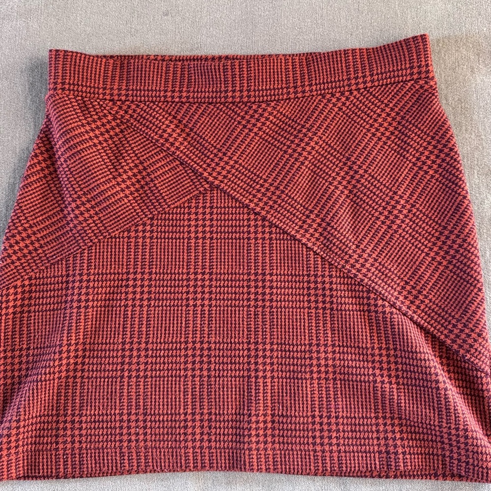 Free People Houndstooth Mini Skirt - Picture 4 of 6